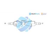 ODM Multiparts Aandrijfas