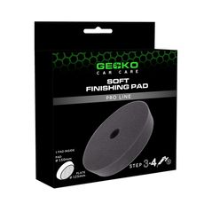 Gecko 150mm Polijstschijf Zacht Zwart  ( Voor Steunplaat 125mm )