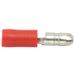 SWG Ronde stekker 4/0,5-1mm², rood Doos 100st.