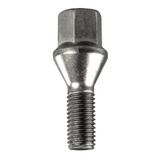 TWS Wielbout M12x1,25 - 30mm - Conisch 60° - SW17 - Zilver - Zakje 5st