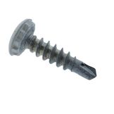 Q-Parts Diefstal Vertragende Kentekenplaat Boorschroef ""Wit"" 6X23 - 250 stuks