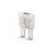 Q-Parts Micro II steekzekering 25A / 58V Transparant Doosje à 50st