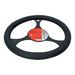 Carpoint Steering Wheel Cover Black Matt Finish