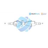 ODM Multiparts Aandrijfas