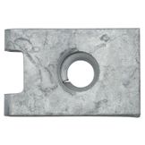 SWG Plaatmoer VAG 6,3 / 0,7 - 1,5 mm, verzinkt Doos 100st.