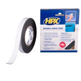 HPX Dubbelzijdig Foamtape 19mm x 10mtr Zwart