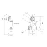 Ripca Accupoolklem - Positief 8mm