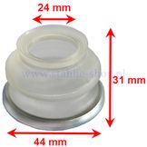 Intersteer Fuseekogelhoesje met Metalen Rand 24mm x 44mm x 31mm