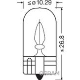 Osram 24v - 3w - W2,1x9,5d - W3W