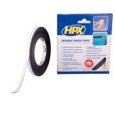 HPX Dubbelzijdig Foamtape 9mm x 10mtr Zwart