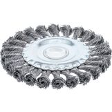 BGS Schijfborstel staaldraad getwist, 125mm x 22,2mm