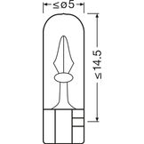 Neolux Lamp 24v - 1,2w - W2x4,6d - W1,2W - Wedge Base