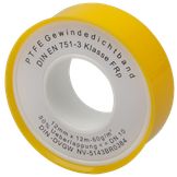 SWG Schroefdraadafdichtingstape 12mm x 12mtr, wit, 1st.