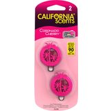 California Scents Luchtverfrisser Mini Diffuser Ventilatierooster Coronado Cherry Blister 2st