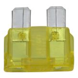 SWG Vlaksteekzekering standaard 20 A, geel Blister 5st.