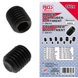 BGS Assortiment inbusbouten 160dlg, M3-M10, + MF6-MF10, zwart