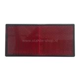 Q-Parts Reflector Zelfklevend 104mm x 51mm Rood