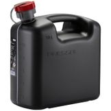 Pessol Brandstofjerrycan zwart 10 l met flexibele uitloop