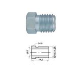 Nippel 10x1.25 Uitw 14,2x5.00 10st.