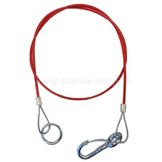 Q-Parts Breekkabel Oplooprem 100cm Rood