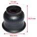 Intersteer Fusee Rubber met Harde Rand 31.5mm x 33mm G12