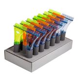 IJskrabber Soft Grip Polycarbonaat Transparant, diverse kleuren Display 20st