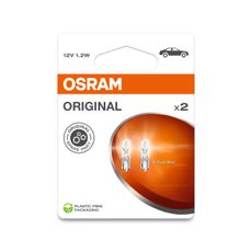 OSRAM ORIGINAL - T5 - 12v - 1,2W - W2x4,6d - Blister 1pcs