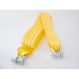 Sleepband Geel D-Sluit/D-Sluit