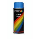 MoTip Fluorescerende Lak Spuitbus 400ml Blauw