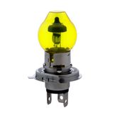 Lamp 12v - 60/55w  P43t - H4 - Duplo Cap Geel