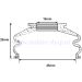 Intersteer Soufflet en caoutchouc pour rotule avec bord dur 33mm x 27.5mm G13.5