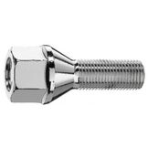 TWS Wielbout M12x1,25 - 24mm - Conisch 60° - SW19 - Zilver - Zakje 5st