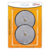 Q-Parts Reflector Ø 80mm Schroefbaar Wit Set à 2st in blister