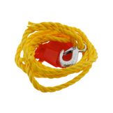 Jumbo Sleepkabel 2000kg - Geel - Haak / Oog  350 - 400cm 