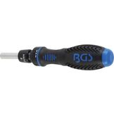 BGS Ratel draaigreep 1/4 schroefbit, omschakelbaar