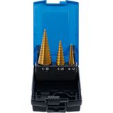 BGS Trappenboorset HSS-TIN 3dlg, 4-30mm
