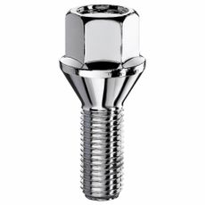 TWS Wielbout M12 x 1,50 - 26mm - SW17 - Conisch - Zilver - Zakje 5st