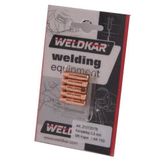 Kontakttip 0.8mm - M6 Koper 5 Stuks