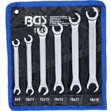 BGS Open ringsleutelset 6dlg, 8-19mm