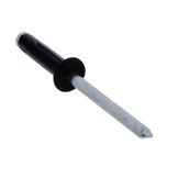 Q-Parts Paraplunagel t.b.v. Kentekenplaten ""Zwart"" alu/alu 4,8 x 20 - 100 stuks