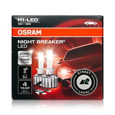 Osram NIGHT BREAKER® LED H1 - TRADE ( Retail verpakking ) 