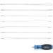 Jeu de tournevis BGS avec embouts interchangeables à profil en T (pour Torx) / profil en T (pour Torx Plus) avec alésage, 8 pièces.