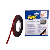 HPX Dubbelzijdige Tape 9mm x 10mtr Antraciet op Blister