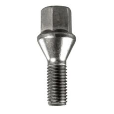 TWS Wielbout M12 x 1,25 - 30mm - SW17 - Conisch - Zilver - Zakje 5st