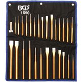 BGS Doorslag / beitelset 28dlg, foedraal