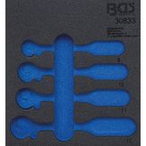 BGS Gereedschapmodule 1/6, leeg tbv ratelsleutelset 4dlg