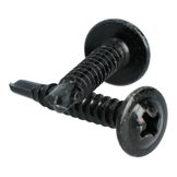 Schroef Zelftappend Zwart 25mm100st