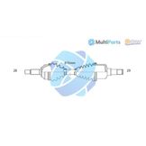 ODM Multiparts Aandrijfas