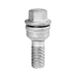 TWS Wielbout M14 x 1,50 - 35mm - SW17 - Bol R14 - Ring - Zilver - Zakje 5st