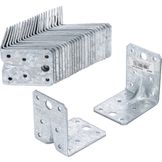 Hoekverbinder 70x70x55x2,5 mm, 25 stuks, verzinkt, BGS 80937-25